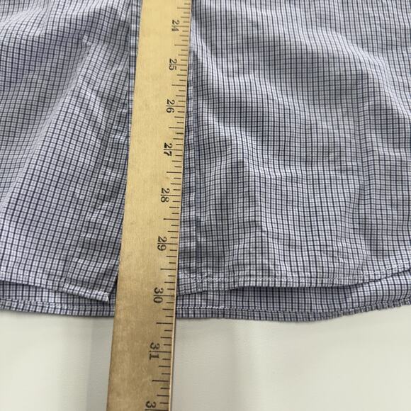 Polo Ralph Lauren Shirt Mens 15.5‎ 32 33 Medium Grey Andrew Button Down Check - Picture 5 of 6